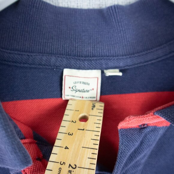 Levi's Stripe Polo Button Up Tee - Picture 3 of 8